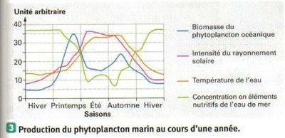 Production de phytoplancton