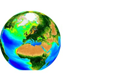 répartition du phytoplancton dans l'Océan Atlantique et la Méditerranée