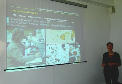 Présentation du laboratoire POLEN par sa directrice Madame Brun, enseignante-chercheuse Présentation du laboratoire POLEN par sa directrice Madame Brun, enseignante-chercheuse