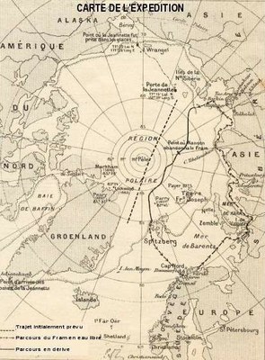 Carte expédition Nansen