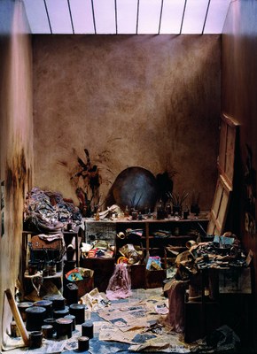 L'atelier de Francis Bacon. Crédit photo   Charles Matton